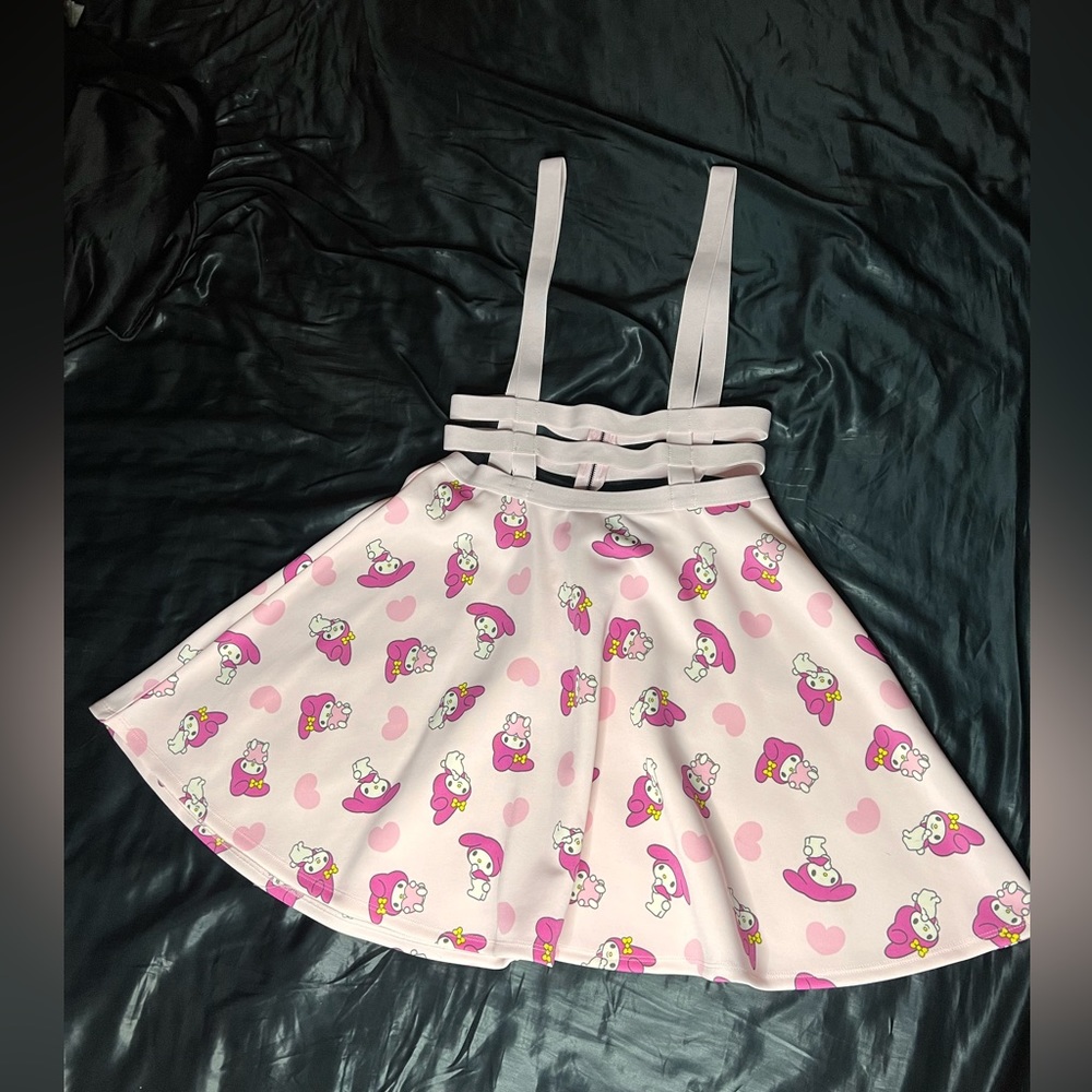 My Melody Strappy Suspender Skirt